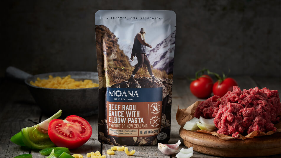 Beef ragu sauce with elbow pasta