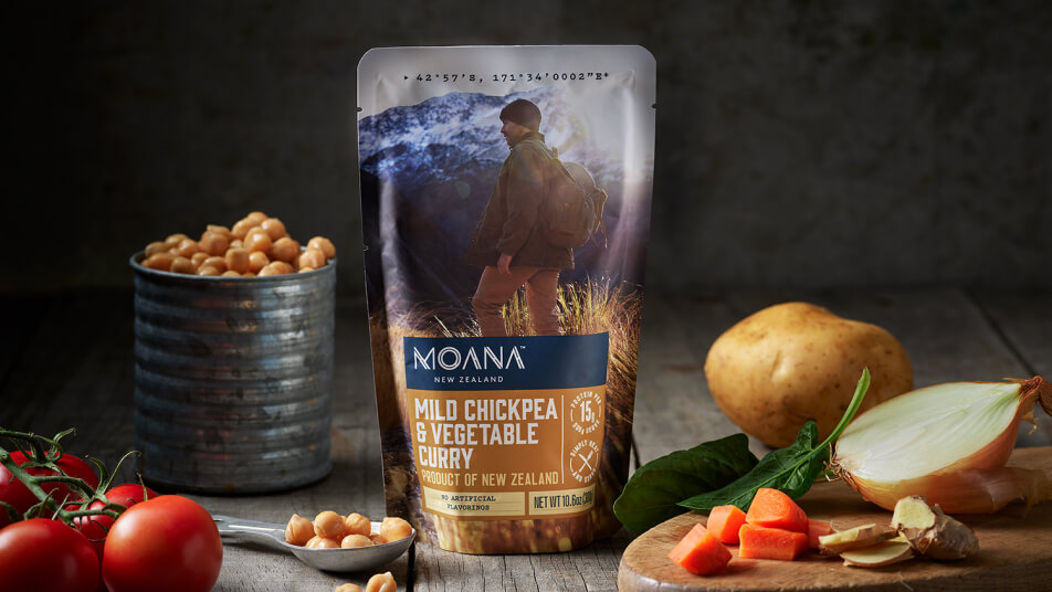 Mild chickpea & vegetable curry